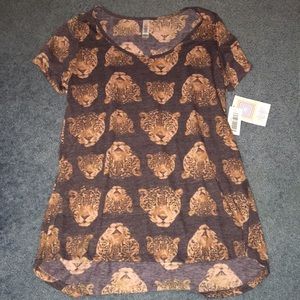 LulaRoe Classic T tiger print, size medium, NWT